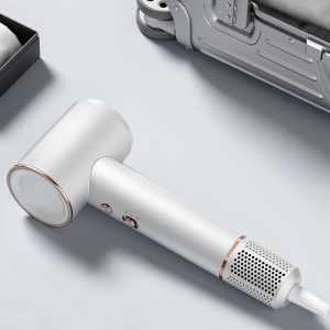 High-Speed Ionic Hair Dryer:3Min Fast Dry with Brushless Motor - Quiet, Mini Portable Hair Dryer Hair Care with Diffuser for Curly Hair Salon Home Travel for Women/Men/Baby/Pet